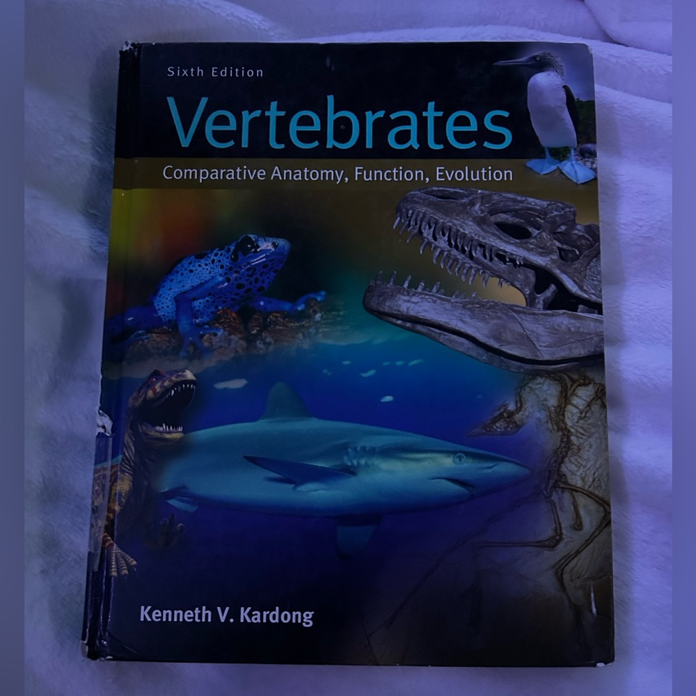 6th edition vertebrates